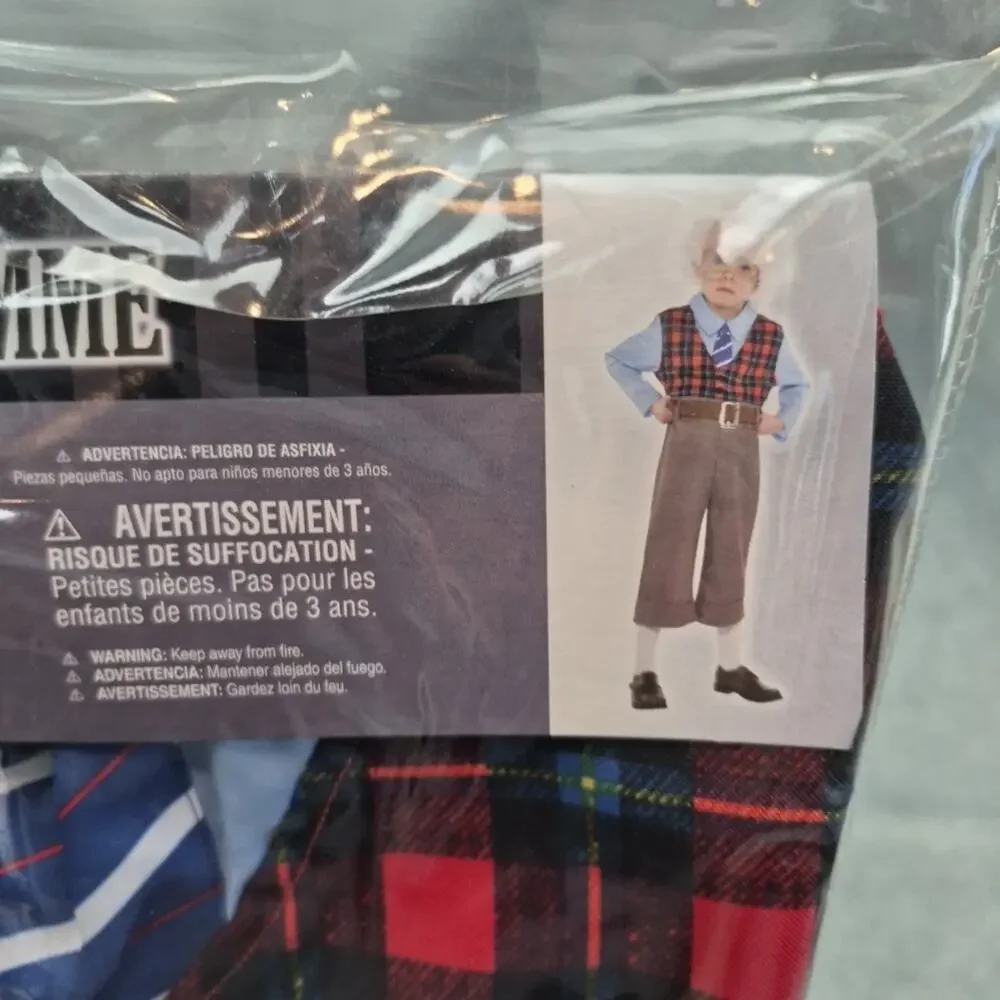 Old Geezer Old Man Halloween Costume Size Small 4-6 Outfit & Belt Funny NEW - Picture 6 of 6